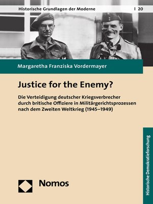 cover image of Justice for the Enemy?